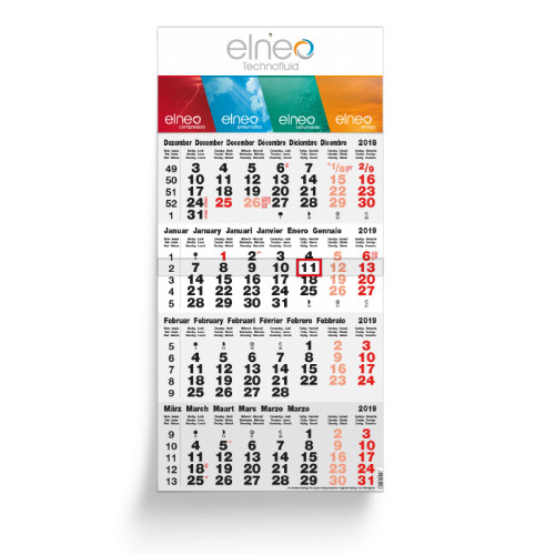 Helder op Geneigd zijn Outlook Bedrukte 4-Maandskalender Classic | Nederland | Drukzo