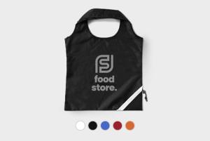 Foldable shopping bags with your own custom print - print your logo easily and cheap with Helloprint