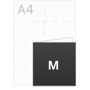 <strong>296x148mm</strong> ouvert / <br><strong>148x148mm</strong> fermé