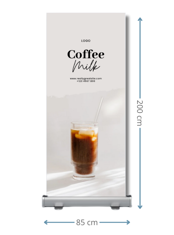 Kleine roll-up banners