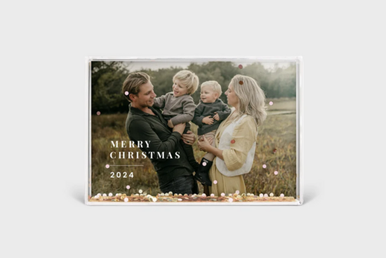 Gepersonaliseerd Confetti Fotolijstje