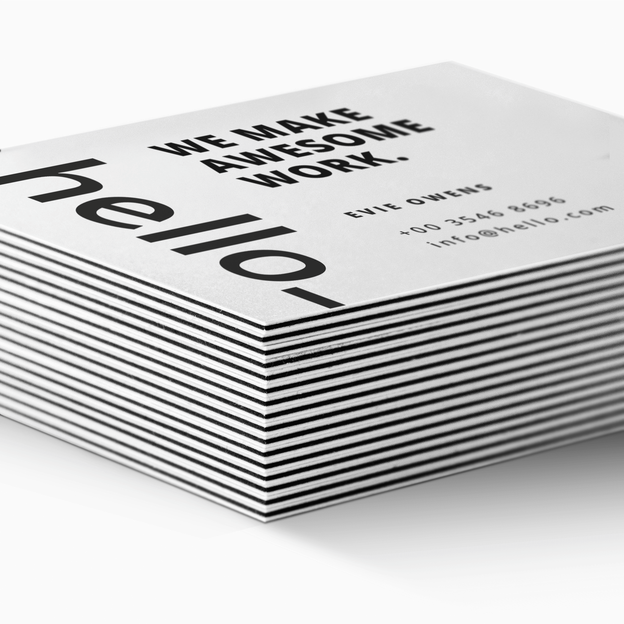 Multilayer Businesscards against the best price Helloprint