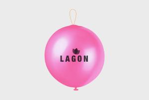 Personalised punch balloons, printed with your text, or logo