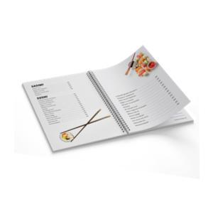 Order your custom menus on Helloprint 