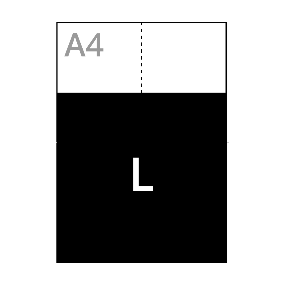 Carré grand <br> 210 x 210 mm