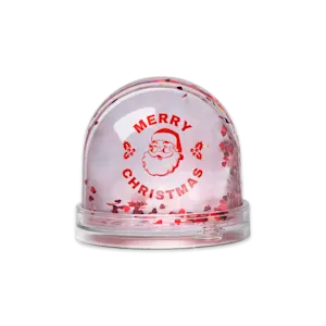 Boule à neige personnalisée cœurs