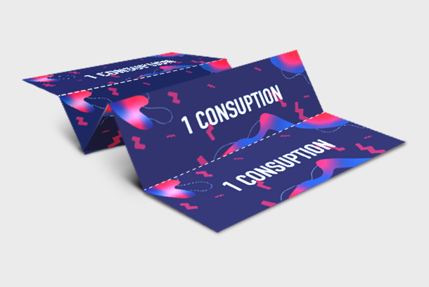 Printed & personalised consumption vouchers