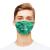 Gestreifte Polyester-Gesichtsmasken sind mit schneller Lieferung unter Helloprint erhältlich
