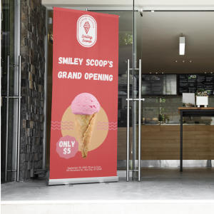 Standaard roll-up banners