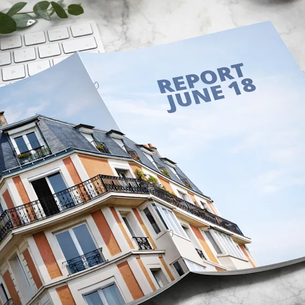 Brochure à agrafes boucles