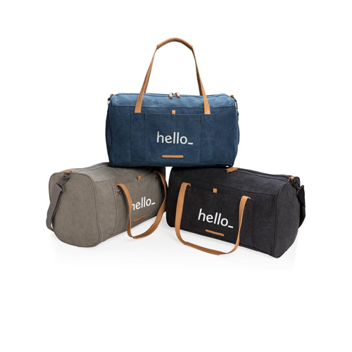 Three colours Canvas Weekend Bags from Helloprint