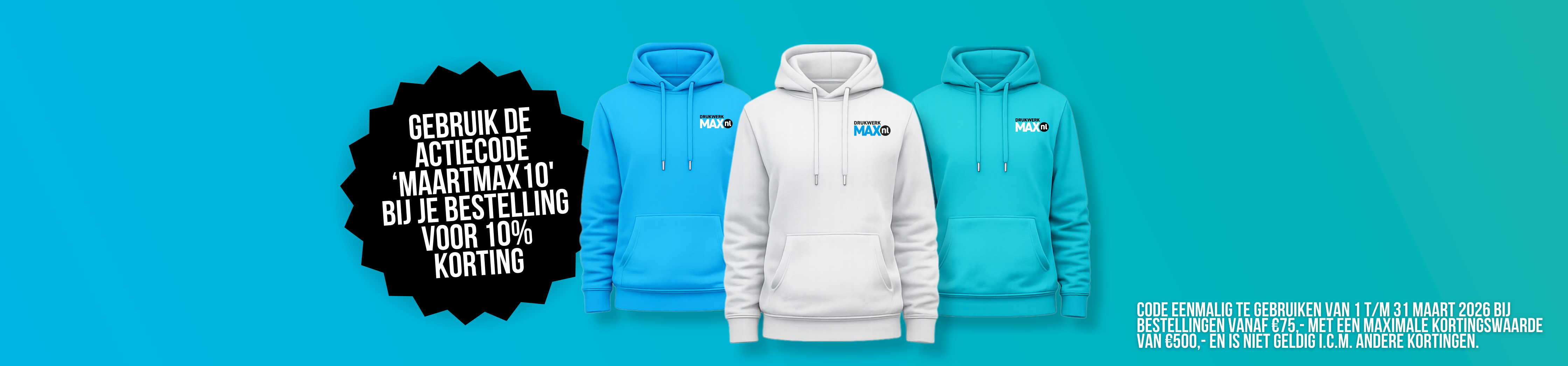 Draag je merk<br> on your sleeve!
