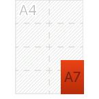 Icône flyer format A7 74x105 | Helloprint