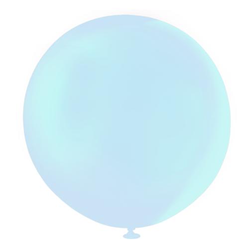 Bedrucke große Luftballons mit Deinem Design für Dein nächstes Event bei HelloPrint. Hier in der Farbe hellblau.