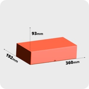 360x192x93mm