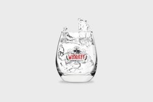 A 33cl Whiskey glass available with personalised printing options for a cheap price at Helloprint