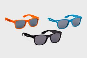 Personalised Malibu Sunglasses in black with many colour choices - order online with HelloPrint