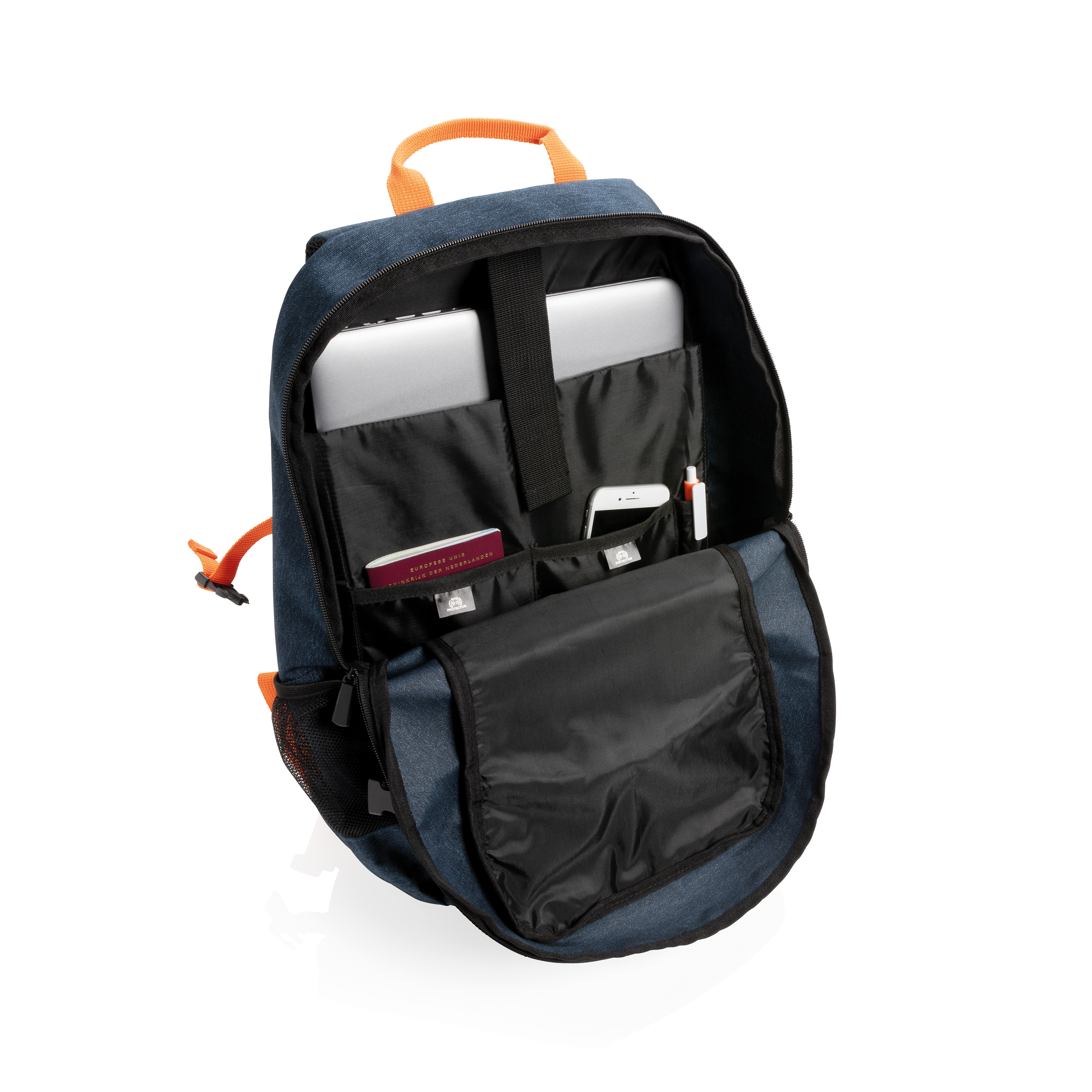 Personalised sport backpack with multiple compartments available at Helloprint.