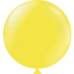 Bedrucke preiswert extra große Luftballons mit Deinem Design bei Helloprint. Hier in der Farbe Gelb abgebildet.