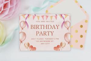 Invitaciones de cumpleaños