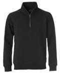 Günstige Sweatshirts mit Half-Zip bei Helloprint verfügbar. Bestelle online mit personalisierten Druck in der Farbe Schwarz