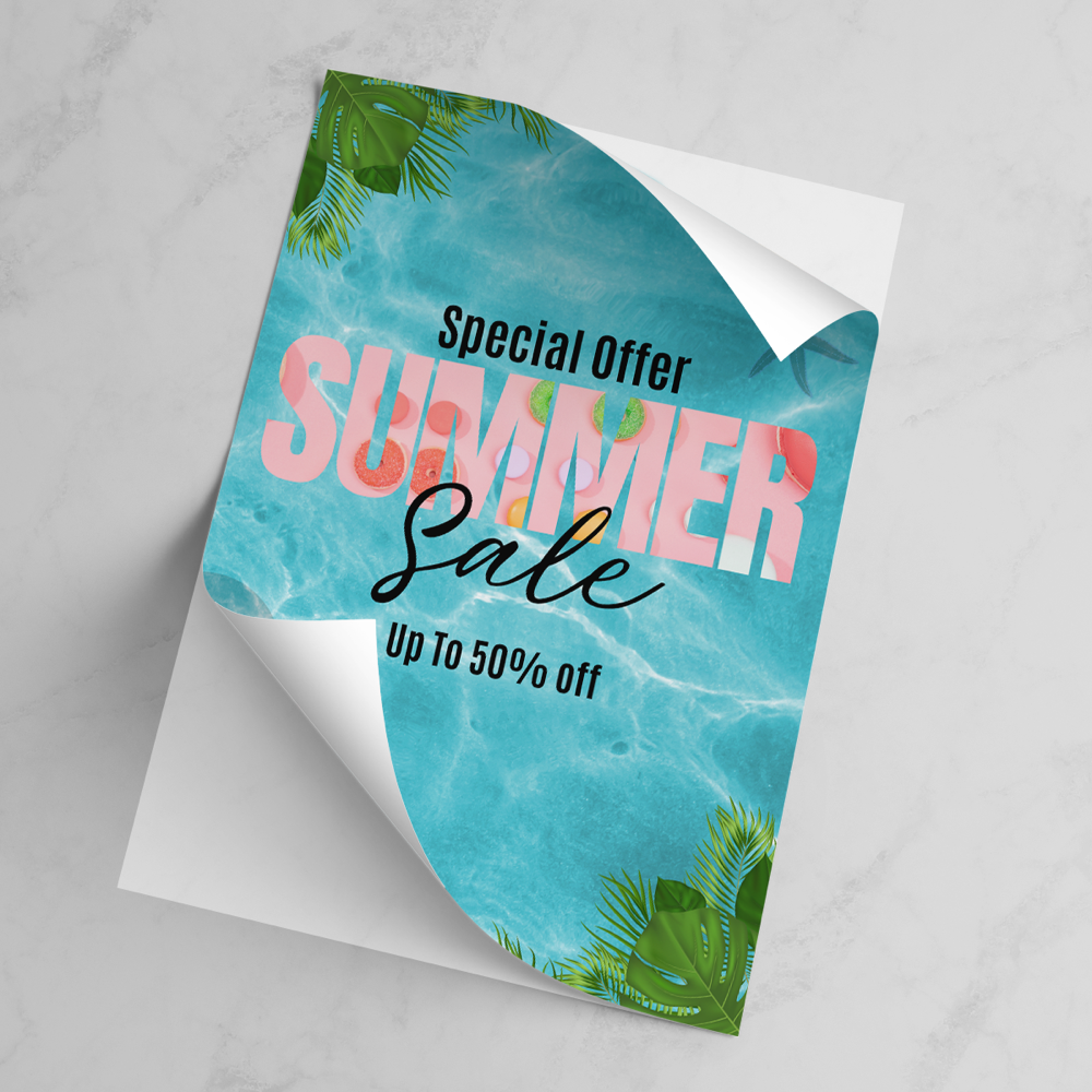 Print Cheap & HighQuality Sticky Posters For Your Business