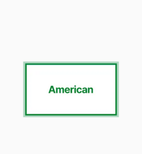 Tarjetas de vista americanas