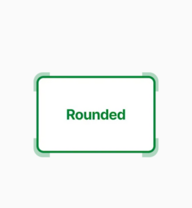 Tarjetas de visita redondeadas