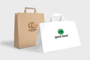 Bolsas de papel comida para llevar