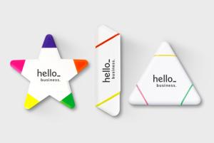 Resaltadores personalizados impresos profesionalmente en Helloprint