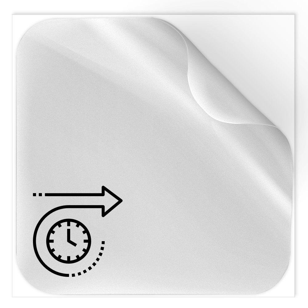 <strong>PVC transparentes </strong><br>Extérieur <br> Permanente <br> < 3 ans