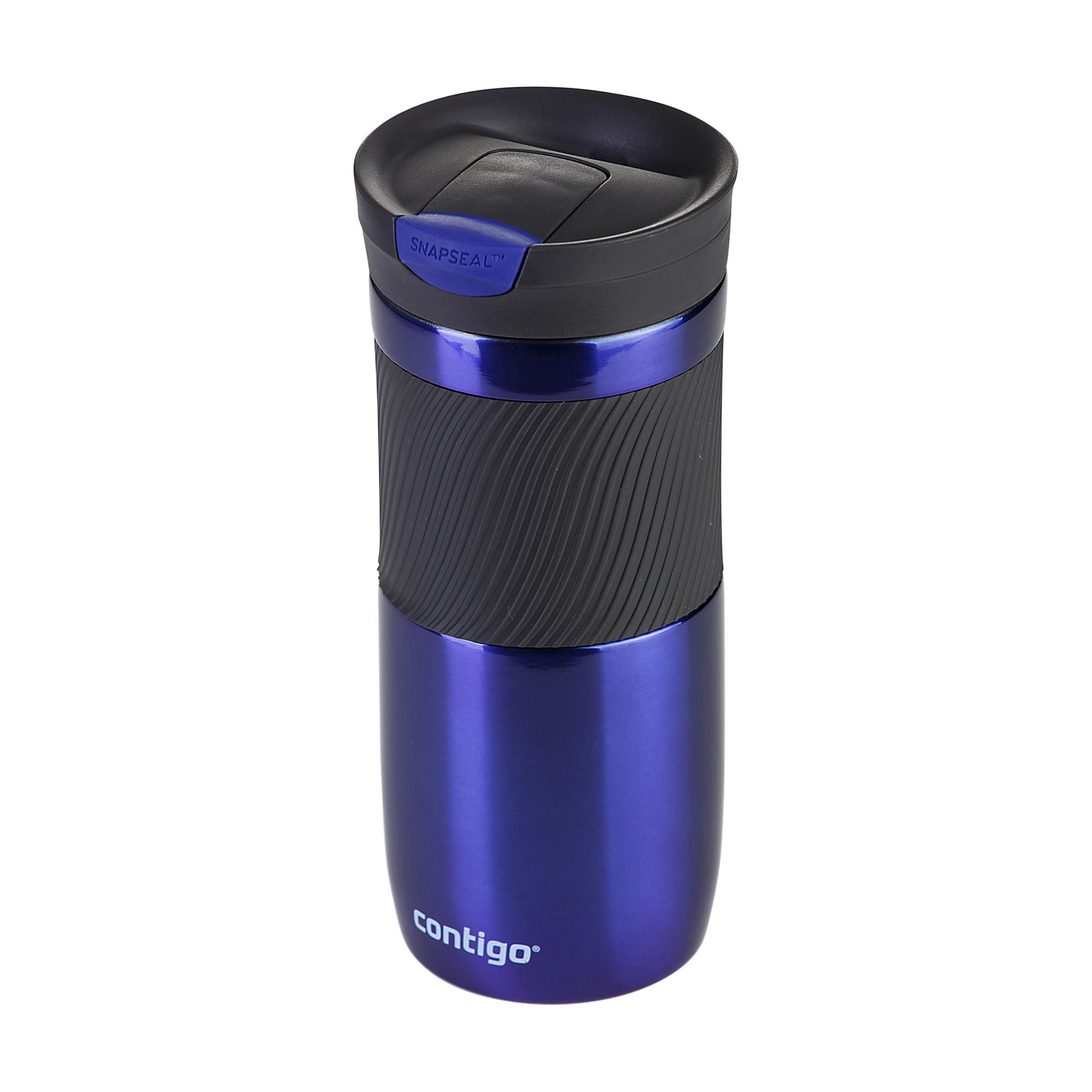 A purple contigo Byron thermo bottle available with a personalised design or logo printed on the side at Helloprint