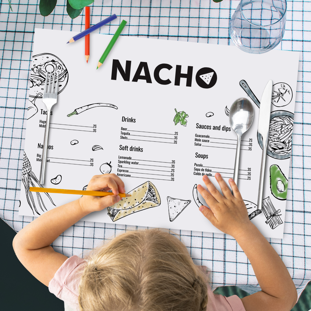 Placemats maken en bedrukken