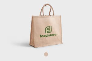 Des sacs de jute basiques pour une communication résistante - Imprimez votre logo sur les sacs de courses en ligne avec msprint.be