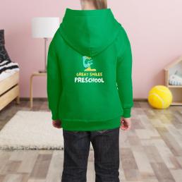 personalización de Sudadera con capucha ecólogica para niños