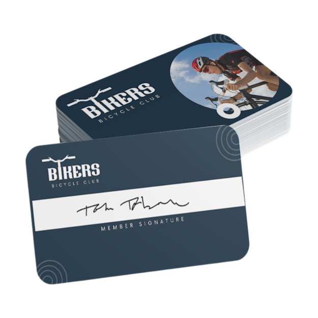 PVC-kort signaturpanel