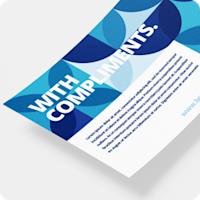 Biglietti di ringraziamento personalizzati | Helloprint