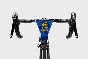 Bike flags are perfect for promoting a cycling related event. 