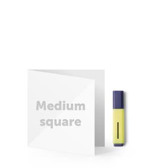 Medium Square Leaflet size icon Helloprint
