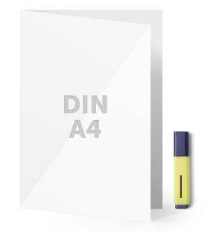 Icon für DIN-A4 Faltblätter, Helloprint