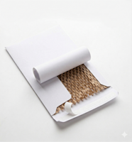 White Paper with Honeycomb Paper