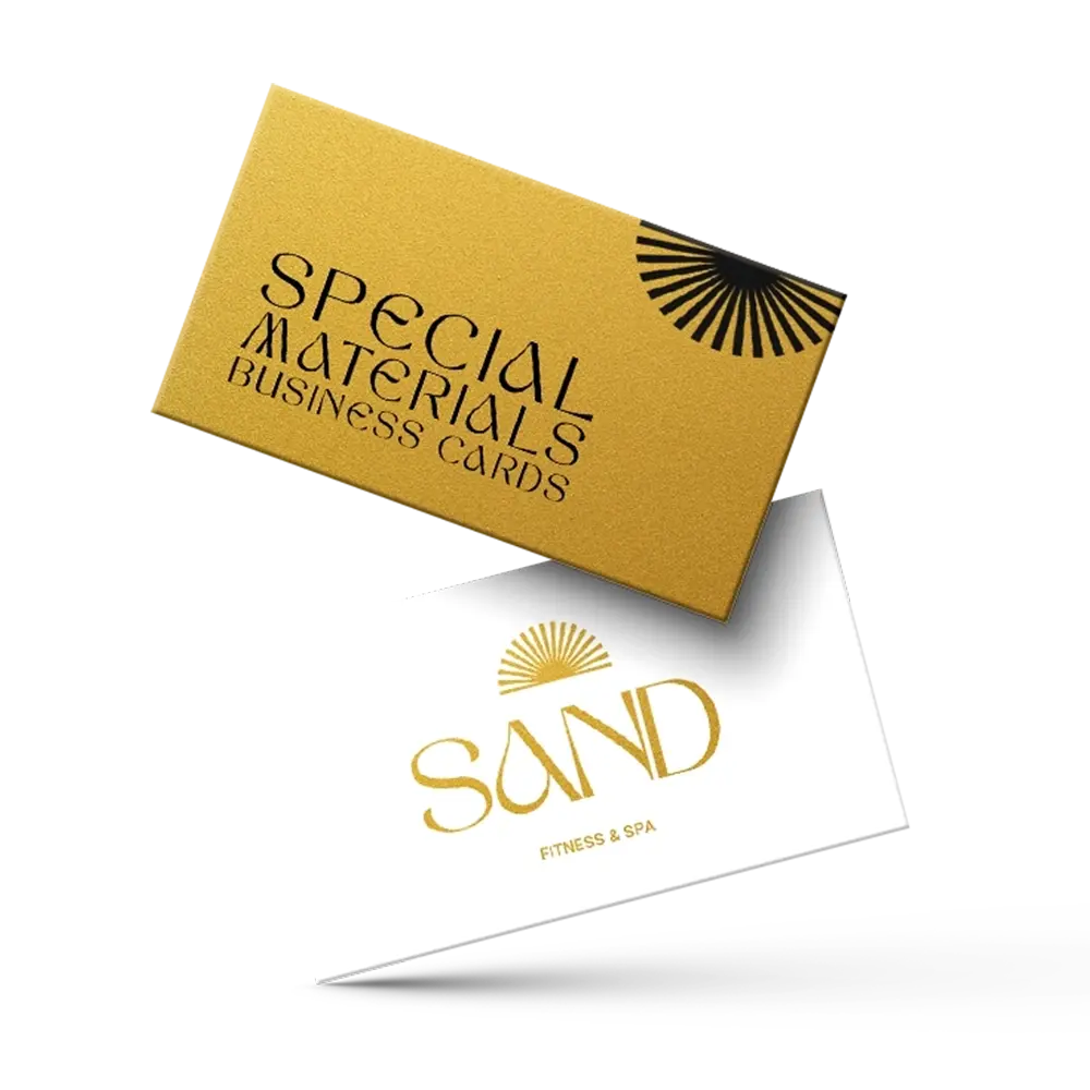 Business Cards with Special Paper Materials