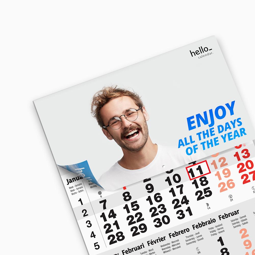Custom Printed 3 Month Calendar Helloprint
