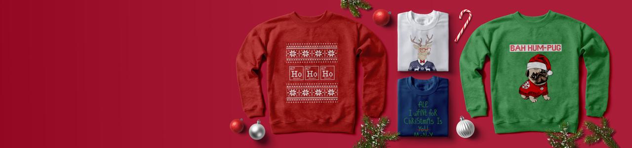 Christmas Jumpers With Premade Designs
