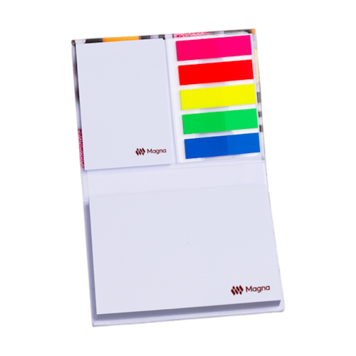 Sticky notes met luxe hardcover