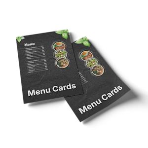 Single Menu Cards