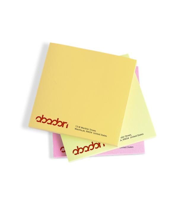 Custom Cover Sticky Notes Custom Sticky Notes | Personalised Sticky Notes | Printed Sticky Notes