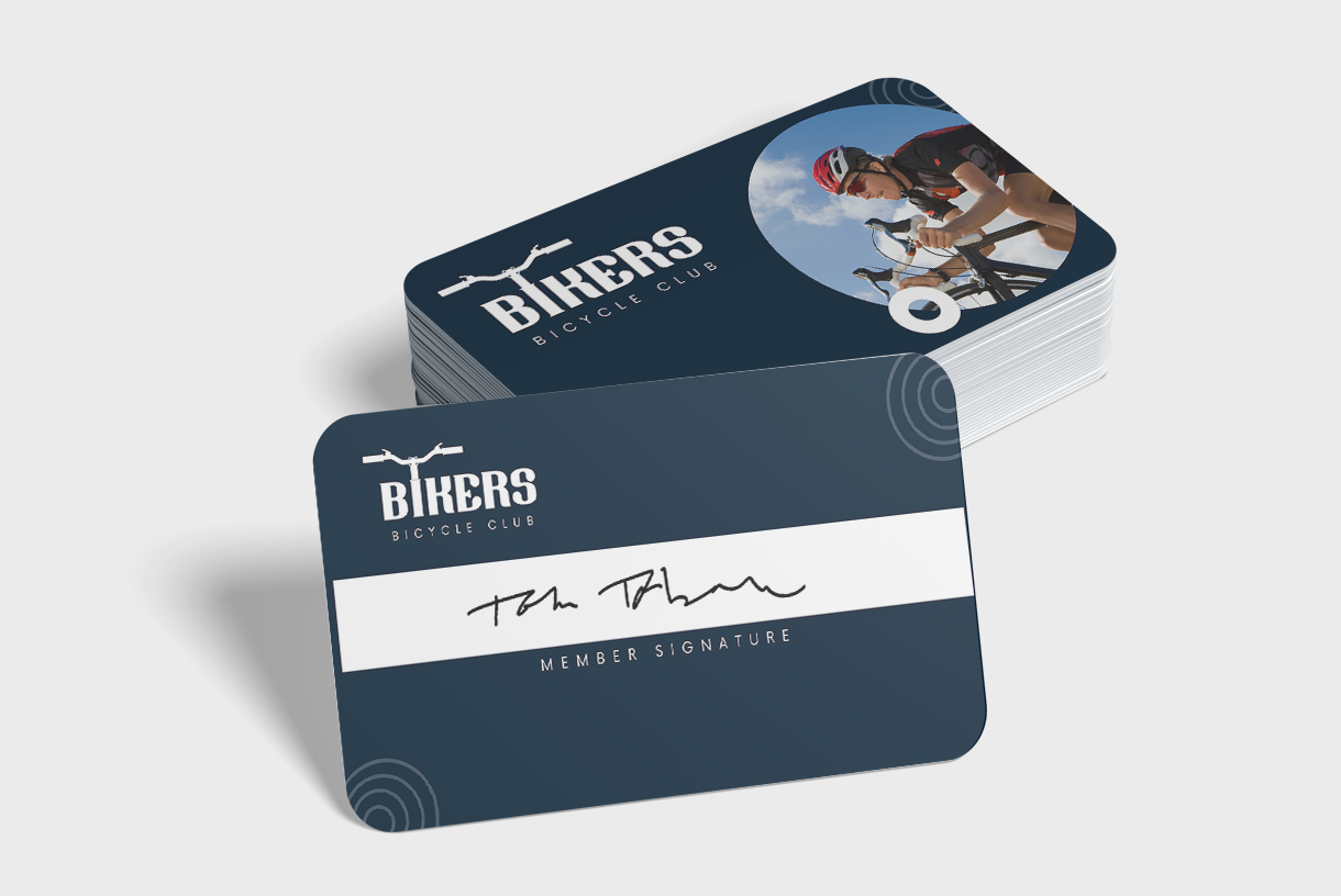 Beschrijfbare PVC pasjes