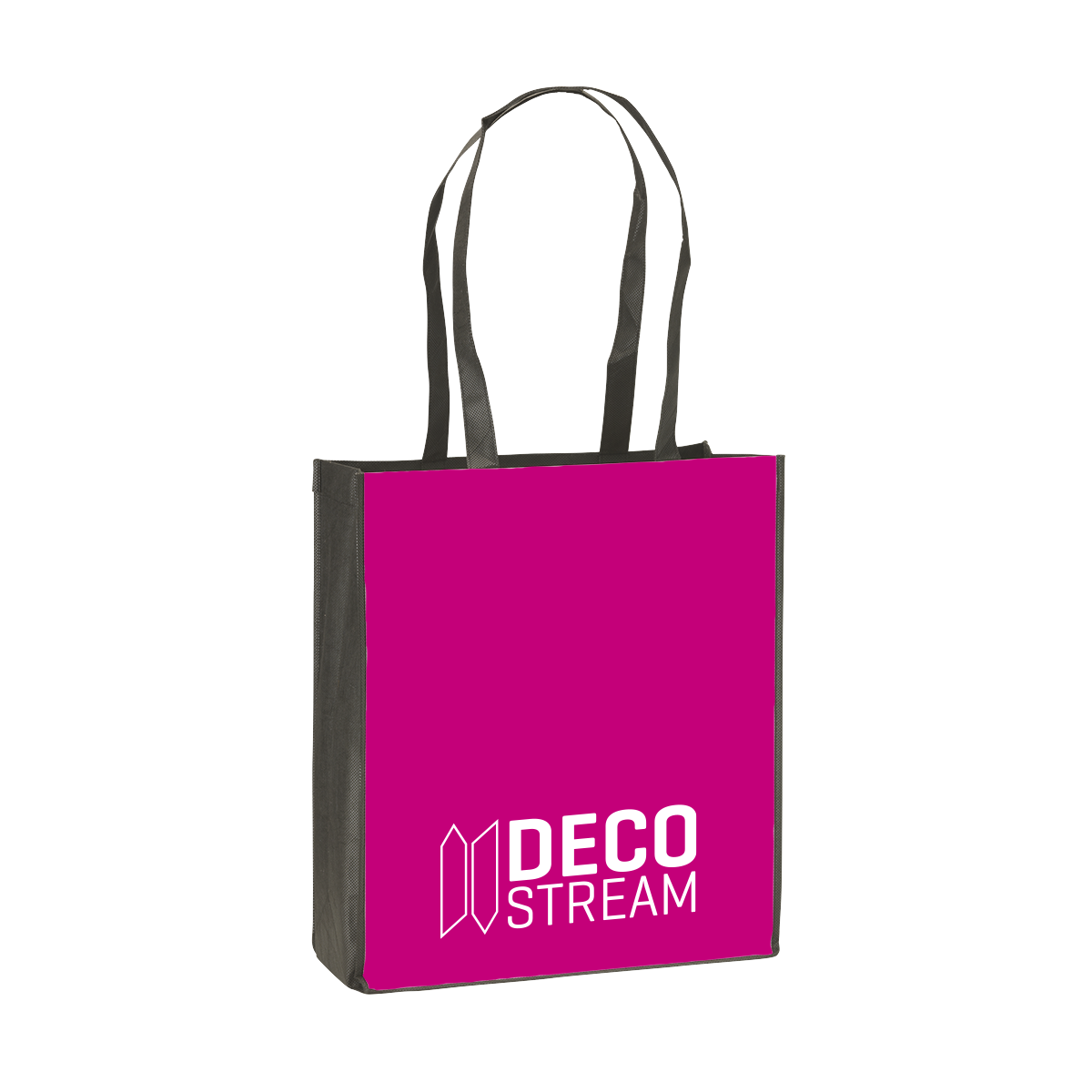 Cheap and sturdy shopping bag with long straps. At Helloprint you can personalise it with your own logo or design.