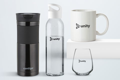 Personalised drinkware make the perfect corporate business gift for high quality results 